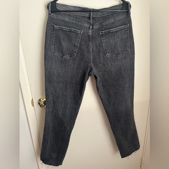 A.N.A Gray High Rise Straight Leg Jeans Size 12 - Picture 2 of 3
